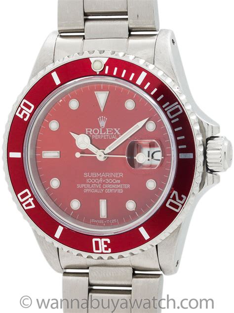 vintage redface rolex|rolex red face submariner.